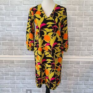 Anthropologie x Corey Lynn Calter Naranjas Midi Dress XS Petite Dopamine Artsy